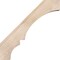 Ekena Millwork 5 1/2"W x 24"D x 24"H Balboa Smooth Knee Brace, Douglas Fir BRC06X24X24BOA00SDF - alternate 2